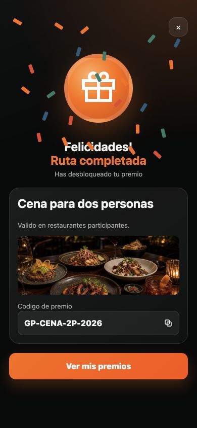 Check-in real de GastroPass
