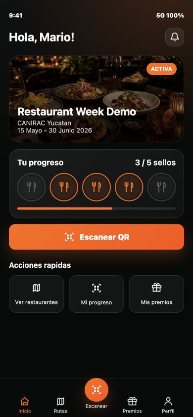 Home real de GastroPass